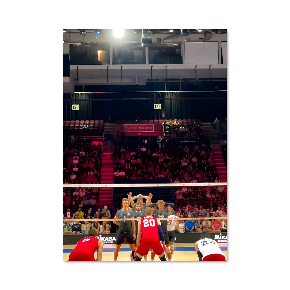 Poster Jeu de Volley